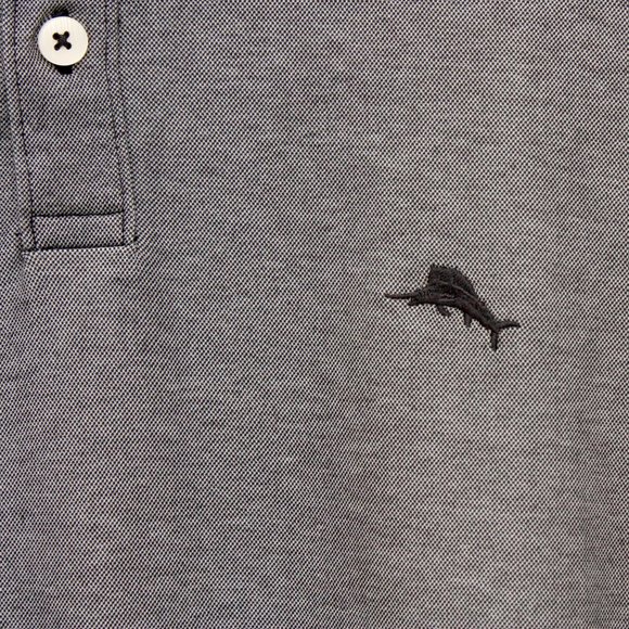 Tommy Bahama Men's Short Sleeve Polo Shirt Supima Cotton XLTG Dark Gray - Picture 6 of 9